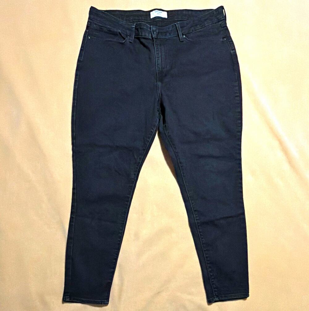 Denizen from Levis Womens High-Rise Skinny Jeans Black Stretch 34x28 Review Pics